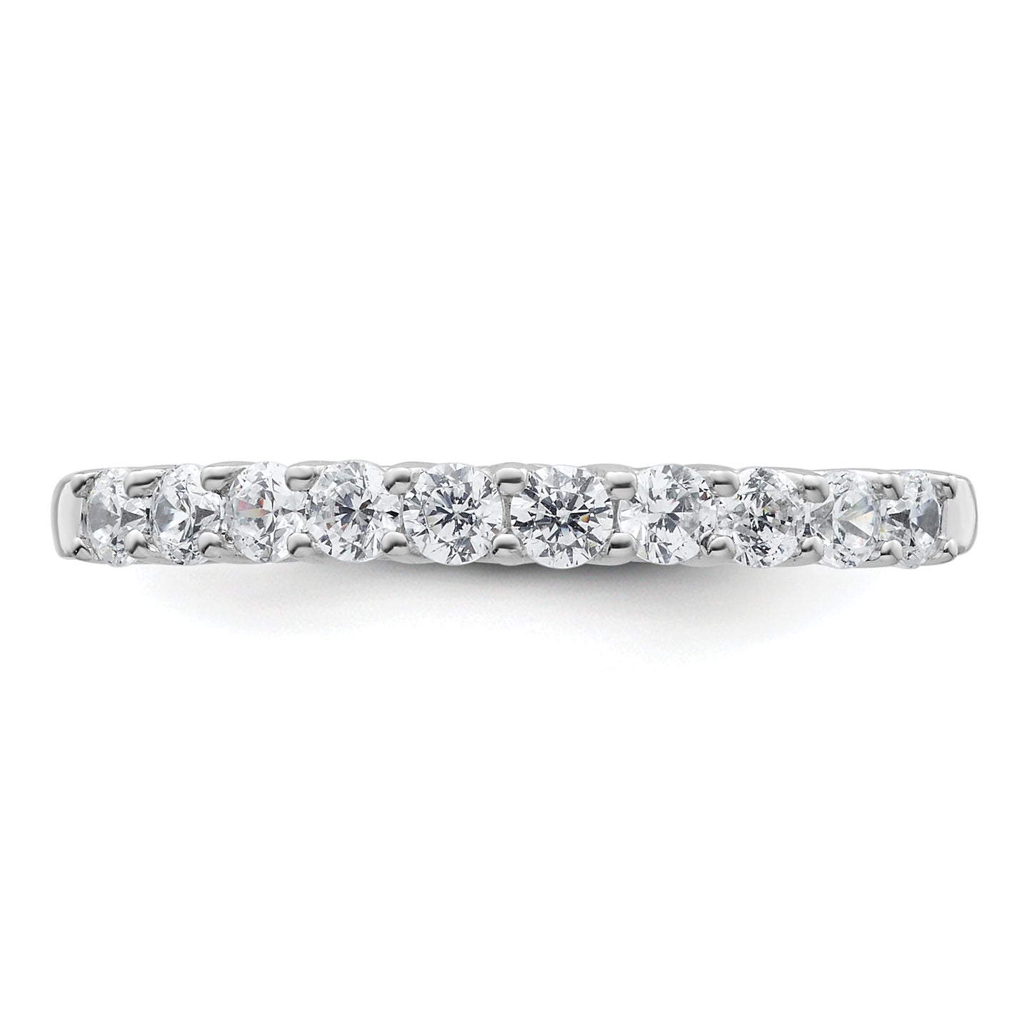 14k White Gold 1/2 Ct. Lab Grown Diamond VS/SI+ G+ Wedding Band Ring