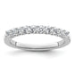 14k White Gold 1/2 Ct. Lab Grown Diamond VS/SI+ G+ Wedding Band Ring