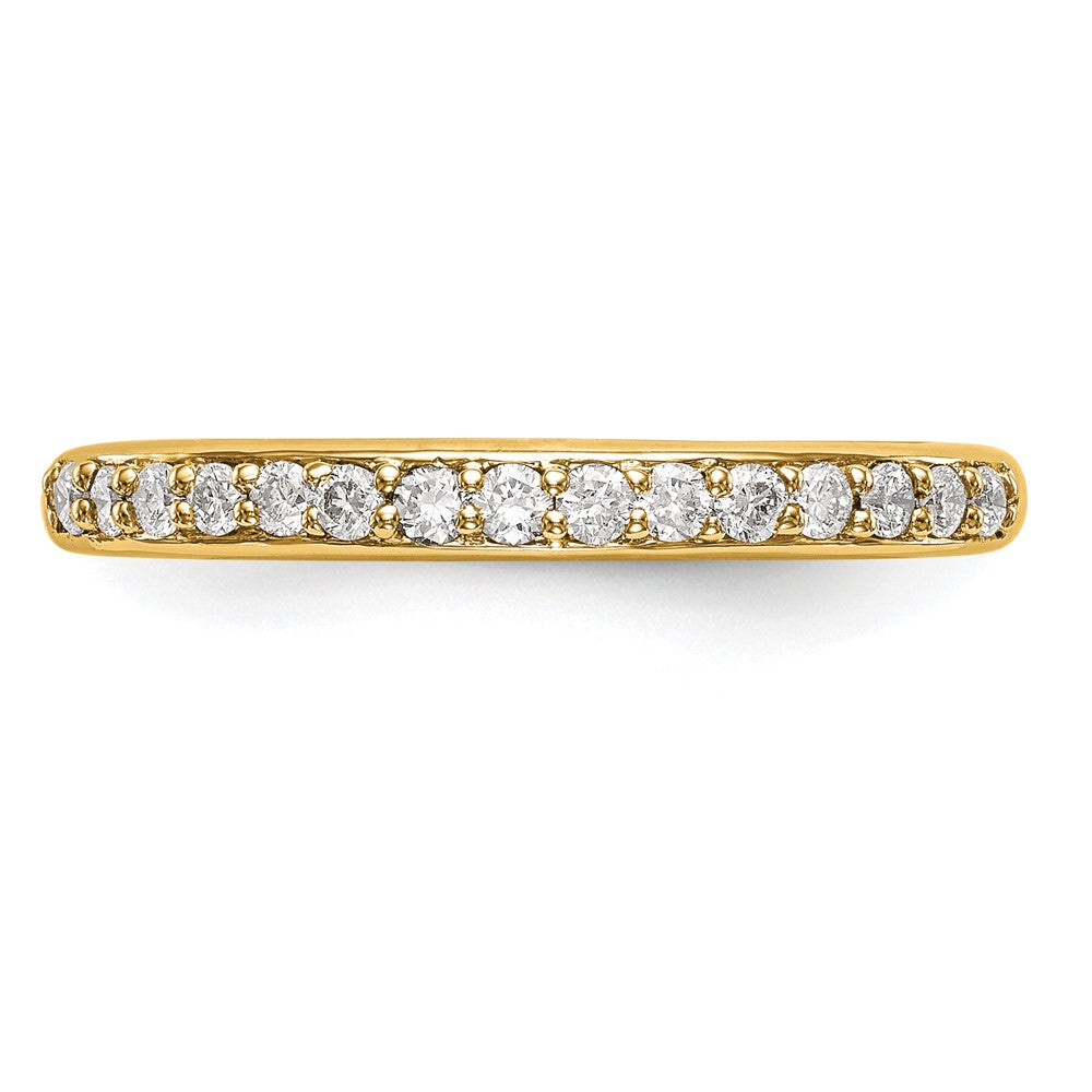 14k Yellow Gold 1/4 Ct. Lab Grown Diamond VS/SI+ G+ Complete Wedding Band