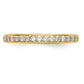 14k Yellow Gold 1/4 Ct. Lab Grown Diamond VS/SI+ G+ Wedding Band Ring