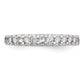 14k White Gold 1/2 Ct. Lab Grown Diamond VS/SI+ G+ Wedding Band Ring