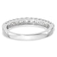 14k White Gold 1/2 Ct. Lab Grown Diamond VS/SI+ G+ Wedding Band Ring