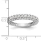 14k White Gold 1/2 Ct. Lab Grown Diamond VS/SI+ G+ Wedding Band Ring