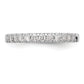 14k White Gold 1/3 Ct. Lab Grown Diamond VS/SI+ G+ Wedding Band Ring