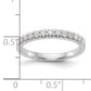 14k White Gold 1/3 Ct. Lab Grown Diamond VS/SI+ G+ Wedding Band Ring