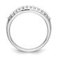 14k White Gold 1/4 Ct. Lab Grown Diamond VS/SI+ G+ Wedding Band Ring