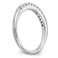 14k White Gold 1/4 Ct. Lab Grown Diamond VS/SI+ G+ Complete Wedding Band