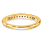 14k Yellow Gold 1/4 Ct. Lab Grown Diamond VS/SI+ G+ Wedding Band Ring