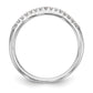 14K White Gold Lab Grown Diamond VS/SI+ G+ Wedding Band Ring