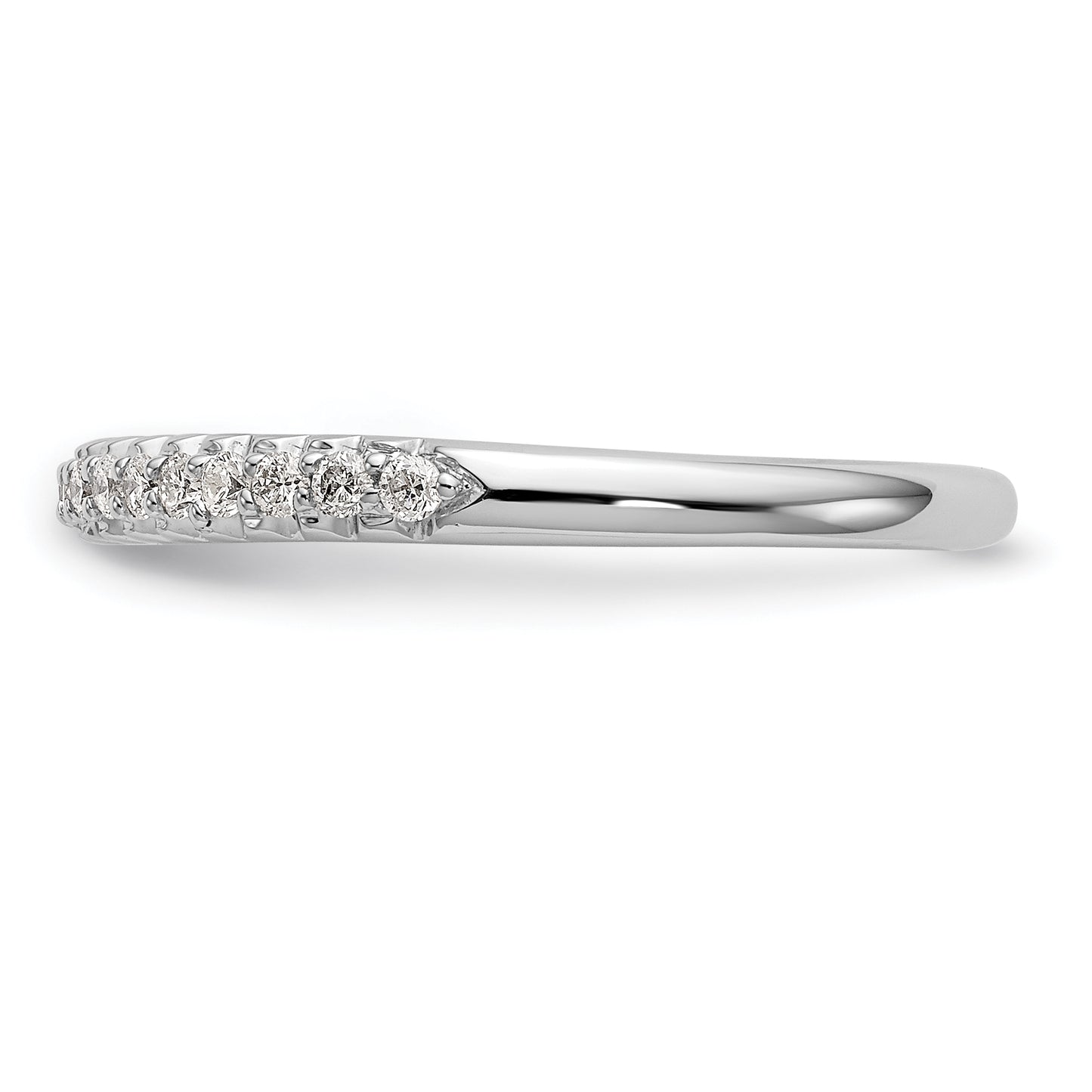 14K White Gold Lab Grown Diamond VS/SI+ G+ Wedding Band Ring