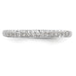 14K White Gold Lab Grown Diamond VS/SI+ G+ Wedding Band Ring