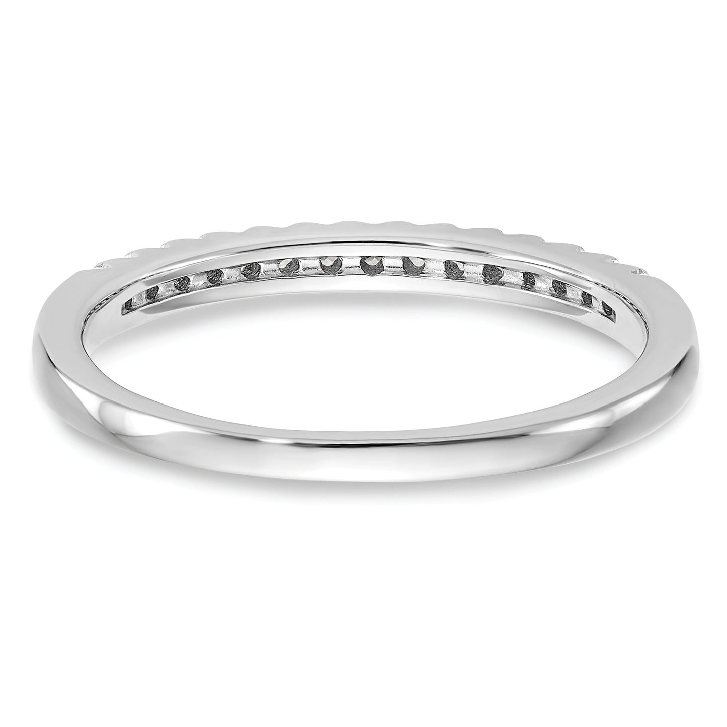 14K White Gold Lab Grown Diamond VS/SI+ G+ Wedding Band Ring