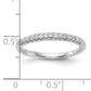 14K White Gold Lab Grown Diamond VS/SI+ G+ Wedding Band Ring