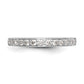 14k White Gold 1/3 Ct. Lab Grown Diamond VS/SI+ G+ Wedding Band Ring