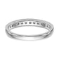 14k White Gold 1/3 Ct. Lab Grown Diamond VS/SI+ G+ Complete Wedding Band