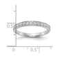 14k White Gold 1/3 Ct. Lab Grown Diamond VS/SI+ G+ Complete Wedding Band