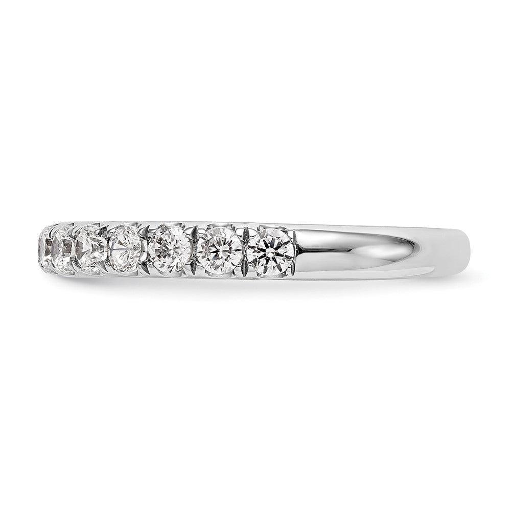 14k White Gold 3/4 Ct. Lab Grown Diamond VS/SI+ G+ Complete Wedding Band