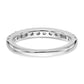 14k White Gold 3/4 Ct. Lab Grown Diamond VS/SI+ G+ Complete Wedding Band