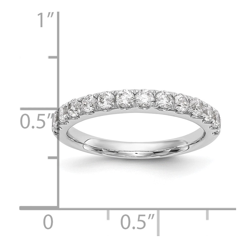 14k White Gold 3/4 Ct. Lab Grown Diamond VS/SI+ G+ Complete Wedding Band