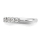 14k White Gold 7/8 Ct. Lab Grown Diamond VS/SI+ G+ Wedding Band Ring