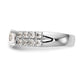 14k White Gold 1 3/8 Ct. Lab Grown Diamond VS/SI+ G+ Semi-Mount Peg Set Engagement Ring