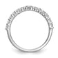 14k White Gold 3/8 Ct. Lab Grown Diamond VS/SI+ G+ Complete Wedding Band