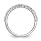 14k White Gold 3/8 Ct. Lab Grown Diamond VS/SI+ G+ Wedding Band Ring