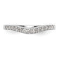 14k White Gold 1/3 Ct. Lab Grown Diamond VS/SI+ G+ Complete Size 7 Wedding Band