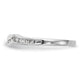 14k White Gold 1/5 Ct. Lab Grown Diamond VS/SI+ G+ Complete Wedding Band