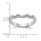 14k White Gold 1/8 Ct. Lab Grown Diamond VS/SI+ G+ Complete Wedding Band