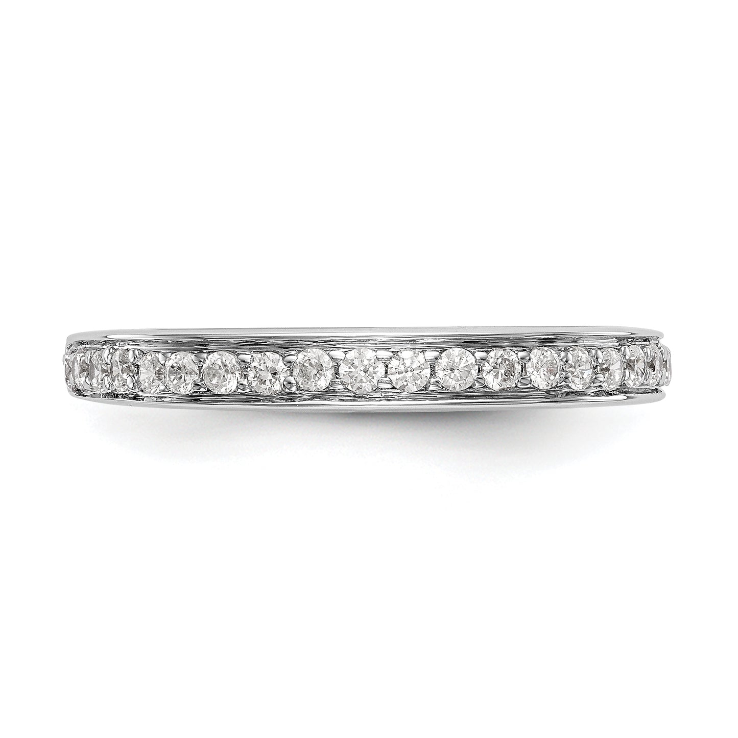 14K White Gold Lab Grown VS/SI+ G+ Diamond Wedding Band Ring