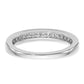 14K White Gold Lab Grown VS/SI+ G+ Diamond Wedding Band Ring