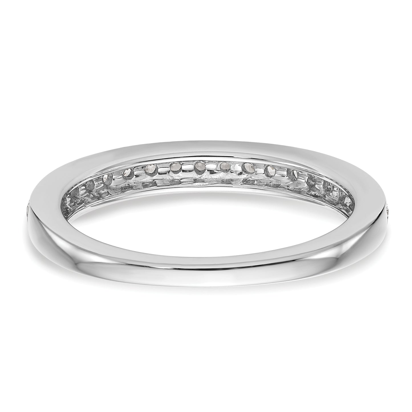 14K White Gold Lab Grown VS/SI+ G+ Diamond Wedding Band Ring