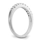 14k White Gold 1/3 Ct. Lab Grown Diamond VS/SI+ G+ Wedding Band Ring