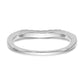 14k White Gold 1/3 Ct. Lab Grown Diamond VS/SI+ G+ Wedding Band Ring