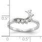 14k White Gold 1/6 Ct. Lab Grown Diamond VS/SI+ G+ Ring Wrap