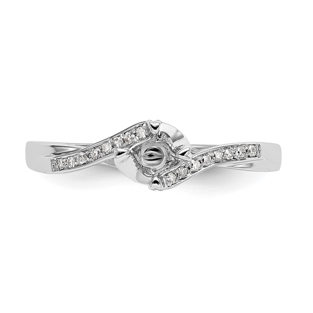 First Promise 10k White Gold 1/3 Ct. Lab Grown Diamond VS/SI+ G+ Complete Petite Engagement Ring