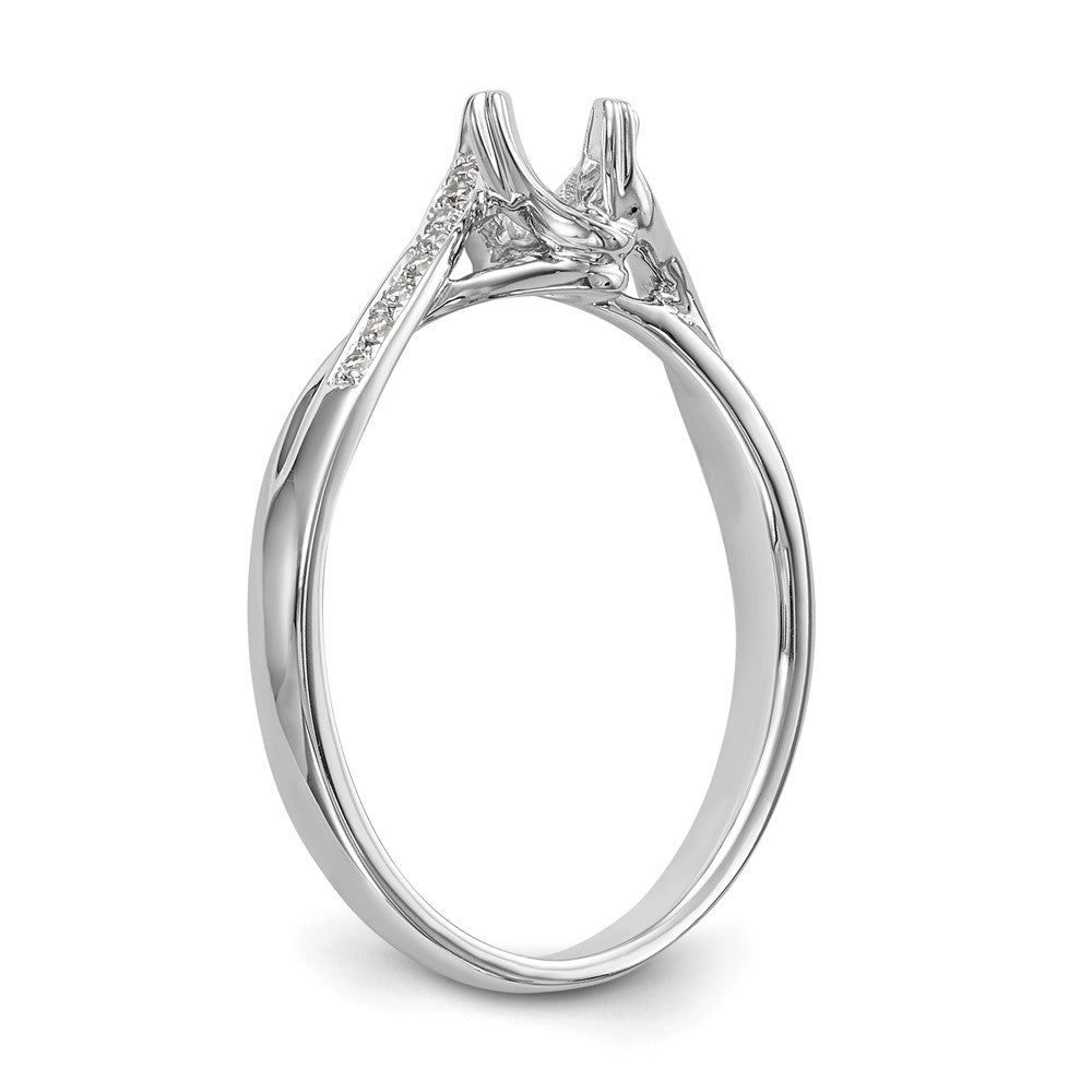 First Promise 10k White Gold 1/3 Ct. Lab Grown Diamond VS/SI+ G+ Complete Petite Engagement Ring