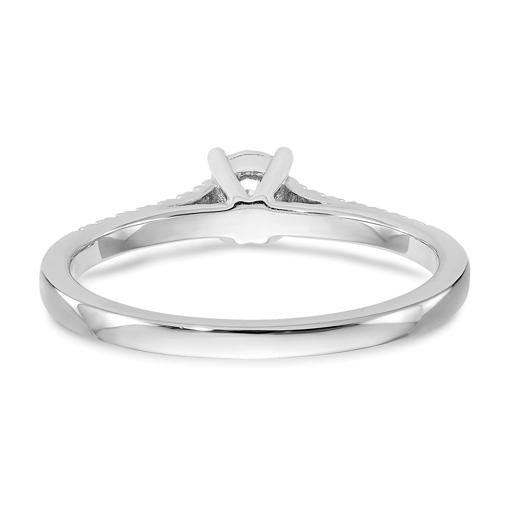 First Promise 14k White Gold 1/5 Ct. Lab Grown Diamond VS/SI+ G+ Complete Petite Engagement Ring