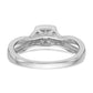 14K White Gold Lab Grown VS/SI+ G+ Diamond Engagement Ring