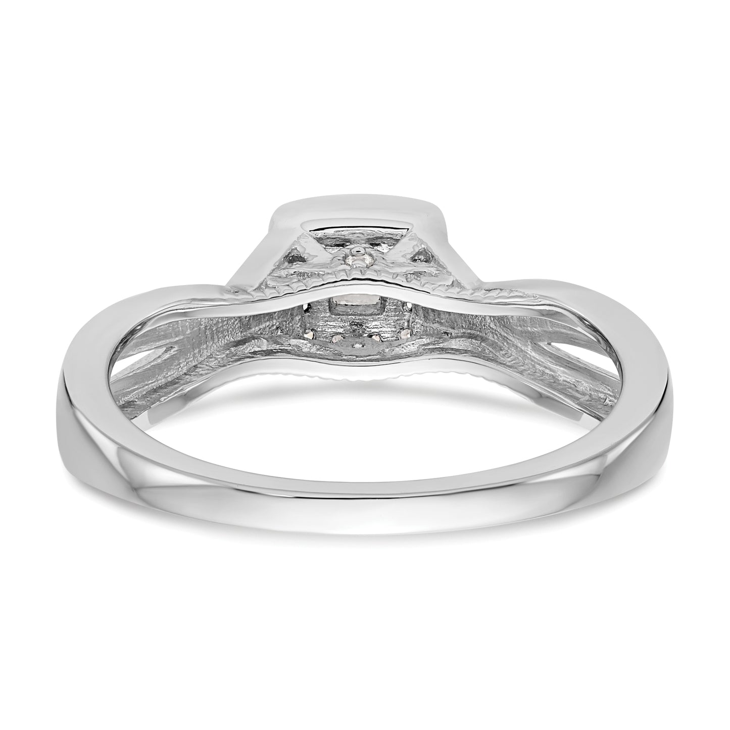 14K White Gold Lab Grown VS/SI+ G+ Diamond Engagement Ring