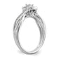 14K White Gold Lab Grown VS/SI+ G+ Diamond Engagement Ring