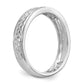 14K White Gold Lab Grown VS/SI+ G+ Diamond Trio Ladies Wedding Band Ring