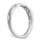 14K White Gold Lab Grown VS/SI+ G+ Diamond Trio Ladies Wedding Band Ring