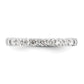 14k White Gold 1/2 Ct. Lab Grown Diamond VS/SI+ G+ Nine Stone Fashion band