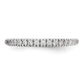 14k White Gold 1/4 Ct. Lab Grown Diamond VS/SI+ G+ Complete Band