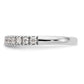 14k White Gold 1/2 Ct. Lab Grown Diamond VS/SI+ G+ Band Ring