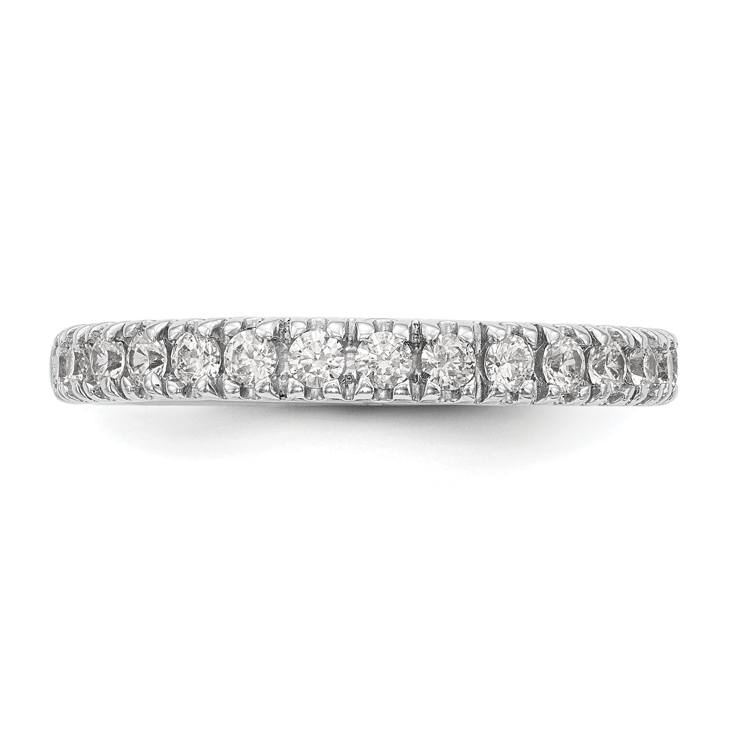 14k White Gold 1/2 Ct. Lab Grown Diamond VS/SI+ G+ Band Ring