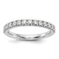 14k White Gold 1/2 Ct. Lab Grown Diamond VS/SI+ G+ Band Ring