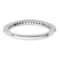 14K White Gold Lab Grown Diamond VS/SI+ G+ Band Ring